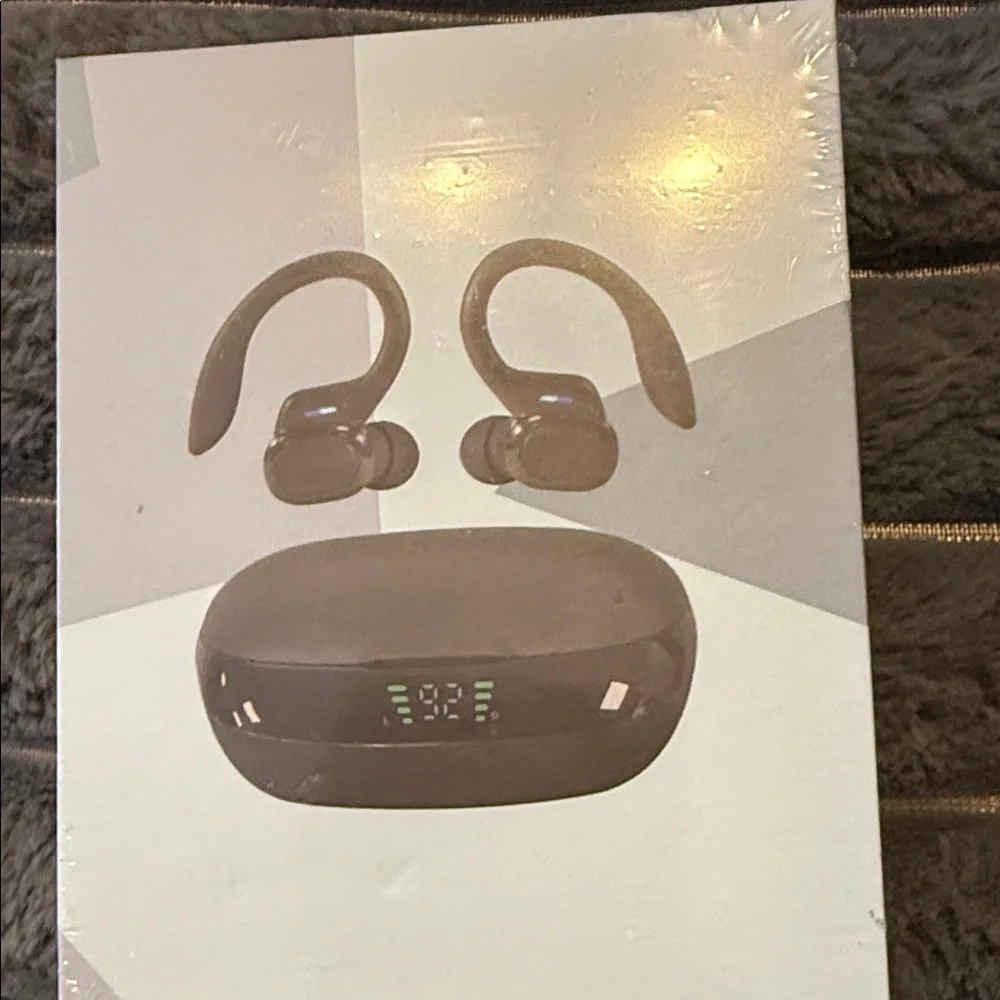 Wireless Earbuds with Charging Case - Black